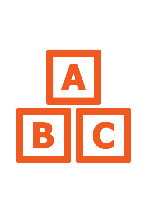 ABC blocks icon
